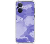 Funda Silicona Antigolpes para Oppo A96 5G diseño Acuarela 01 Dibujos