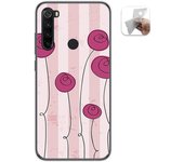 Tumundosmartphone Funda Gel Tpu para Xiaomi Redmi Note 8T diseño Flores Vintage Dibujos