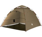 vidaXL Tienda de pesca 4 personas apertura rápida tienda de campaña Color Camuflaje,  Marrón,  Verde oliva y mas