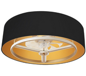 Ventilador de Techo FABRILAMP ANUSKA DC con 8 Aspas Transparentes y Tecnología LED Integrada