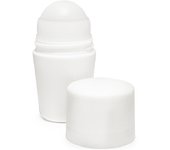 Envase Roll|On Basic de  para Desodorante y Cremas Naturales | Práctico y Cómodo Frasco Plástico Blanco con Tapa a Rosca | Ideal para Masajes y Viajes