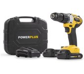 POWERPLUS POWX00512 TALADRO/ATORNILLADOR PERCUTOR SIN ESCOBILLAS 20V 2 BAT. - Envío desde España en 24h.
