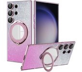 Funda para Samsung S23 Ultra/S22+/S20FE/A52/A54 Magnético Soporte Anillo Brillante