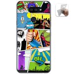 Tumundosmartphone Funda Gel Tpu para Lg K40S diseño Comic Dibujos