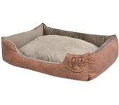 Cama para perro con juguete Acostado Talla S Negra