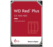 Western digital RED plus internal hard drive 6 TB 5400 RPM 256 MB 3.5" serial ATA III wd60efpx