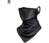 Protector solar de Verano ciclismo Máscara al Aire Libre Transpo Hielo Seda Oreja Colgante-Triángulo bufanda Bicicleta motocicleta Cara cubierta Máscara