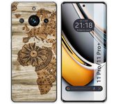 Funda Silicona para Realme 11 Pro / 11 Pro+ Plus 5G diseño Madera 07 Dibujos