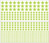Estrellas que brillan en la Oscuridad-Pegatinas de pared luminosas de Estrellas Para El Techo