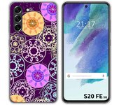Funda Silicona para Samsung Galaxy S21 FE 5G diseño Radial Dibujos