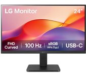 Monitor Curvo LG 24U421A-B 23.8"/ Full HD/ Negro