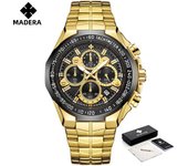 Relogio Masculino WWOOR Mens Watches 2024 Top Brand Luxury Wrist Watches For Men Gold Big Golden Male Chronograph Wristwatch Man