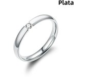 Fashion Cubic Zirconia Stone Lose Weight Stackable Rings Woman Stone Rings Men Girls Couple Finger Rings Valentine's Day Gift