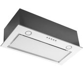Campana extractora ciarko sl-box glass 350 m³/hora empotrable blanco