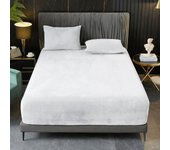 Bajera Coralina Marca PRIVATA. 200g/m2 Bajera Ajustable Cama 90, 105, 135, 150. Extra suave, térmica, transpirable, no hace bolas. Alto de colchón 30cm, largo hasta 200.