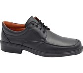 Zapatos Luisetti Hombre Piel Cordones Negro 107