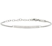 Joyeria BREIL colección LIGHT ROW, PULSERAS DE HOMBRO en color PLATA UNIC Talla con ZIRCONIA - TJ3361