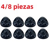 4pcs Paste Universal Wheel No Noise Self Adhesive Universal Pulley Rotating Wheels for Trash Can Bottom Kitchen Small Appliances