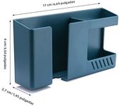 1PC Wall-Mounted Non-Punching Remote Control Storage Box Rack TV Air Conditioning Mobile Phone Charging Rac
