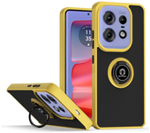 Armor Matte Case For Motorola Moto Edge 50 Pro Fusion Ultra Edge 2024 Cover Ring Magnetic Holder Stand Shockproof Coque Fundas