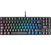 Mars Gaming MKREVOPRO, Teclado Gaming Full RGB, Tamaño Compacto TKL con Pad Numérico, Compatibilidad Total Multiplataforma, Switches Mecánicos OUTEMU PRO Azul, Marrón o Rojo, Teclado RGB Negro o Blanco