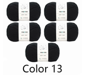 5Pcs X100g Yarn for Hand Knitting Acrylic Crochet Thread Knit Sweaters Lines Crocheting Bag Blanket