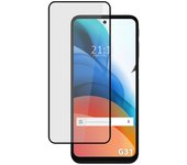 Protector Cristal Templado Completo 5D Full Glue Negro para Motorola Moto G31 Vidrio