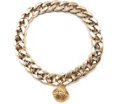 Pet Dog Collar Cuban Chain Dog Chain Dog Collar Lock Gold Silver Dog Chain French Bulldog Pitbull Collar