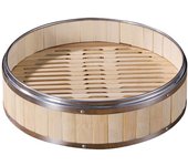 Vaporera de bambú, Cesta de bambú, Recipiente Tradicional para la cocción al Vapor