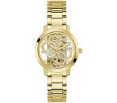 Guess Watches Ladies Reloj Mujer Quattro Clear Acero 3 Atm