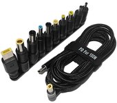 10PCS/Set Universal Type C to DC Power Adaptor Cable 100W 65W 20V 4A PD Fast Charger Jack Multifunction Mains Plugs Connector
