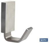 Percha para Baño Cofan Madeira Acero Inoxidable 304 Satinado