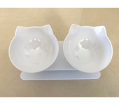 Non-Slip Double Cat Bowl Dog Bowl With Stand Pet Feeding Cat Water Bowl For Cats Food Pet Bowls For Dogs Feeder Product Supplies