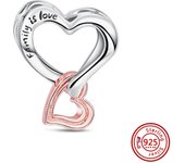 Fit Original Pandora Charm Bracelet DIY Jewelry 925 Sterling Silver Love Travel Flower Lipstick Family Friend Pendant Fine Beads
