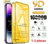 1-2PCS 9D Screen Protector Tempered Glass for IPhone 15 14 13 12 11 Pro Max Protective Glass for IPhone X XR XS Max 7 8 14 Plus