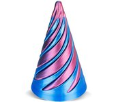 3D Printed Spiral Cone Toy Fidget Toy Impossible Pyramid Passthrough Sculpture Mini Vortex Thread Illusion for Kids and Adults