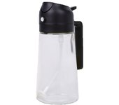 Botella dispensadora de Aceite de 16 onzas para Cocina, dispensador de Aceite de Oliva 2 en 1 y PULVERIZADOR DE AGUA, botella de Aceite de Oliva de 470 ml, PULVERIZADOR DE AGUA DE OLIVA