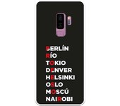 Funda compatible con Samsung Galaxy S9 Plus - Profesor Rojo Fondo Negro
