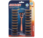 Shaver Brand New Design Men Razor Shaving Three Layer Shaver Reusable Razor Imported Blade Multi Tool Head Replace