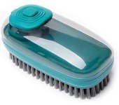 Verde - Cepillo Exfoliante con Dispensador de Jabón - Buen Limpiador de Sarro - Lavaplatos, Baño y Cocina - Ropa Suave y Zapatos