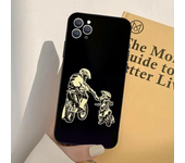 1pc Moto Cross Motorcycle Sport Phone Case Silicone Soft For IPhone 16 15 14 13 12 11 Plus Pro Max Plus