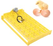 Incubadora de huevos, máquina para incubar 24 huevos de aves de corral, incubadora automática de huevos con giro, bandeja para incubar huevos de pollo, pato, ganso, codorniz, aves, pavo (12 V)