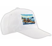 MERCHANDMANIA GORRA COLOR deporte playa kayak amigos isla tropical color cap