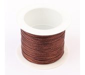 1mmx20m Golden Wire Hanging Tag Rope Golden Scallion Thread Colorful Round Core Rope Eight Strand Rope Gift Decoration DIY Handm