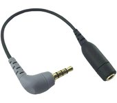 3,5mm a TRRS Micrófono Adaptador de Cable 3,5mm Hembra TRRS Adaptador de Micrófono para SC3/SC4 Cámara de Grabación de Micrófono