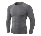Camiseta de manga larga para hombre, ropa deportiva para Fitness, camiseta para gimnasio, correr, deportes al aire libre, Tops para hombre, primavera y otoño
