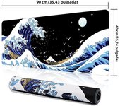 1PC Large Mouse Pads For Desk, Gaming Mouse Pad, Mouse Pad with Stitched Edges and Non-Slip Rubber Base, Extended Mouse Pad