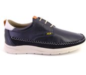 DJ SANTA 4225 Zapatos con cordones de hombre azul marino PIEL 525
