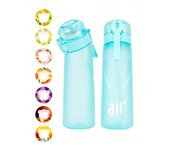 1pc Air Water Bottle With 1pc Random Flavor Pods Portable Transparent With Straw Leak Proof Suitable for Outdoor Sports