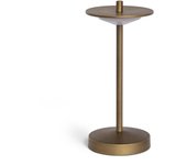 Ledkia Lámpara de Mesa LED Portátil para Exterior Metal con Batería Recargable Estepona Negro